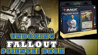 Opening Fallout MTG - Science! Commander Deck!