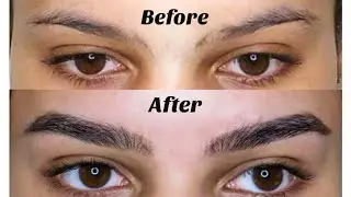 HOW TO: AT HOME EYEBROW TINTING & SHAPING ROUTINE| using EYLURE DYBROW *great for thin brows*