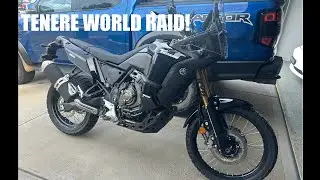 YAMAHA TENERE WORLD RAID! Preparing for 6 day solo trip!