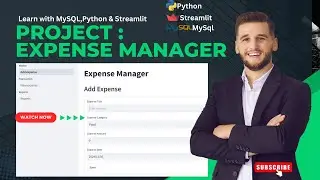 Streamlit Expense Manager App with MySQL Integration-Python Project