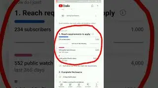 Monetization tab is now available on YouTube studio in Mobile#shortsvideo #monetization