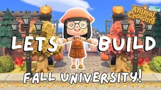 Fall University Speed Build | Animal Crossing New Horizons
