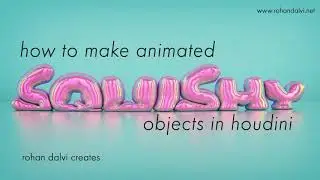 How to make animated squishy objects in Houdini