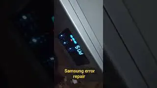 Samsung washing machine error codes repair in Nairobi 