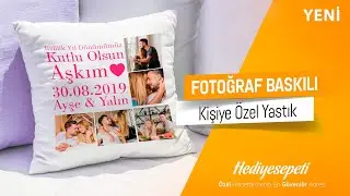 Fotoğraf Baskılı Yastık - Doğum Günü, Yıldönümü Hediyesi Fikri