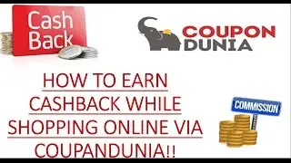 How to earn cashback while shopping online via Coupandunia!!🛍️👍