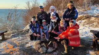 Снегоходы Тайга Патруль 800 и Тикси 250 в туристической поездке к южному побережью Магадана.