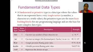 C++ # 4 Fundamental Data Types in C++ & Variable naming rules