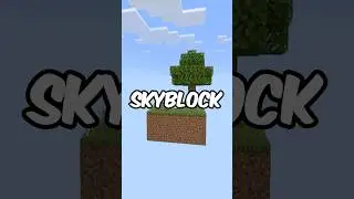 Minecraft But It’s Skyblock! #minecraft #shorts