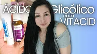 Eu uso Vitacid 0,5% creme com Ácido Glicólico