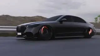 Blender rendering of a maybach with transition