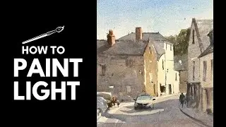 How to Paint Light in Watercolor - Step by step