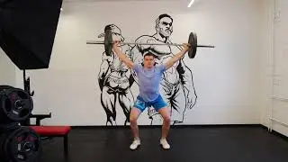 Рывок штанги над головой