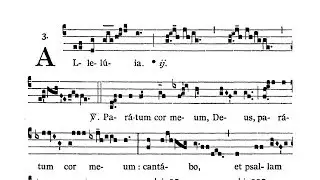 Dominica XX post Pentecosten (XX Sunday after Pentecost) - Alleluia (Paratum cor meum)
