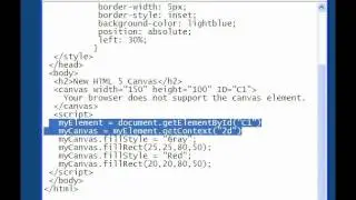 HTML5 Javascript Lesson - 10 Multiple Canvas Objects
