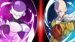 SAITAMA vs FRIEZA (One Punch Man VS Dragon Ball DEATH BATTLE)