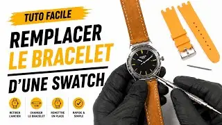 CHANGER BRACELET MONTRE SWATCH (Détails + Zoom)