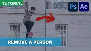 How To Remove People Using Camera Projection | Adobe After Effects Tutorial