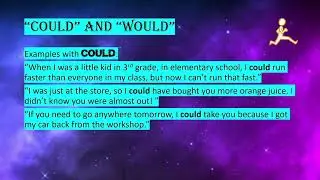How to use Could and Would in English