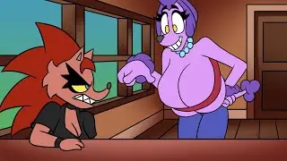 The Punk and The Princess! 💜♥️🦔🐩(Slayers re-animated)