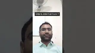ANM & GNM Full Form | #anmandgnm | #fullform