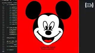 Mickey Mouse graphics   Python Turtle new graphics   34 😻 | Latest graphics 2024 | Python Turtle