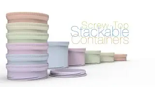 Stackable Screw-Top Containers: The Perfect Solution for...
