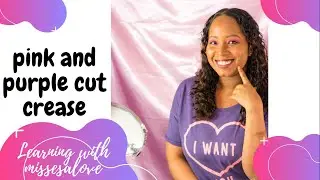 Grwm| Pink and purple cut crease eye shadow | nyx ultimate palette brights|