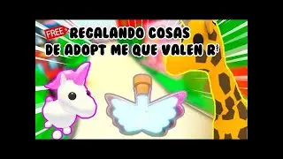 REGALANDO COSAS EN ROBLOX