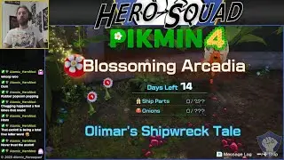 Pikmin 4: Olimar's Shipwreck Tale - Day 2 - Blossoming Arcadia