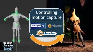 Blender Motion Capture using Mixamo, Auto-Rig Pro and Blender NLA editor