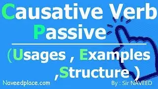Passive Causative Verbs In English Grammar with All Tenses