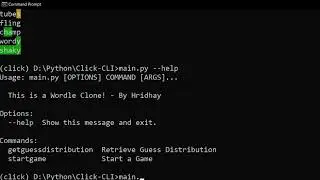 I Made  a Wordle CLI Clone in Python!