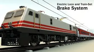 Electric Loco and Train Set Brake System