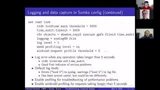 sambaXP 2021: Troubleshooting clustered Samba in Enterprise environments