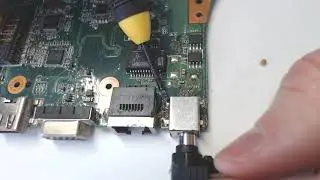 Asus K53e A53E K54 K53 broken laptop dc power jack repair charge port  fix socket