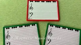 EZ Notes Magnetic Music Boards - Piano, Instrumental and Deluxe Fit-A-Rhythm