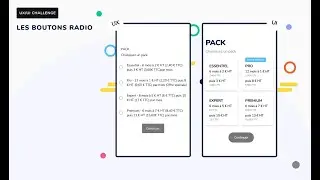 🖋UX UI 🎨 Challenge • The radio buttons 📝