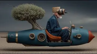Surreal AI Music Video Flying Machines-I'm Floating High - Kelly Boesch | 4K