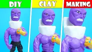 DIY Making Thanos SKIBIDI TOILET BOSS 🚽 Noob, Pro & HACKER Comparison Skibidi Toilet Episode 03