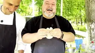 Khinkali in the open air in a cauldron. All the secrets revealed! Part two!
