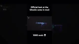 The ghoulie camo in mw2 #mw2 #warzone #warzone2 #ghoulie #newcamo