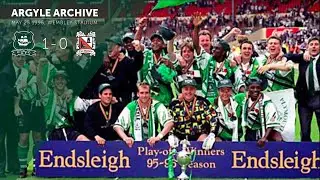 Argyle Archive | May 25 1996 | Plymouth Argyle 1-0 Darlington | Division Three Play-Off Final