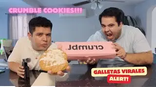 PROBANDO LAS GALLETAS VIRALES DEL MOMENTO // CRUMBLE COOKIES + ASMR 🍪⭐️