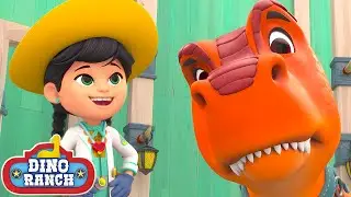 ¡Ayudando a Biscuit! | Dino Ranch Español