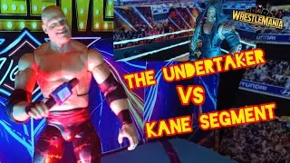 The Undertaker vs Kane segment With Action figure | Action figure
