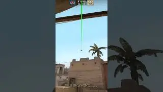 CT Smoke from Palace on Mirage #shorts #csgo
