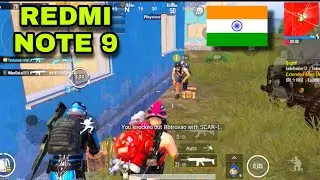 Redmi note 9 PUBG Mobile Gaming|Redmi note 9 pubg test|Redmi note 9 pubg gameplay with kriniaL Gamer