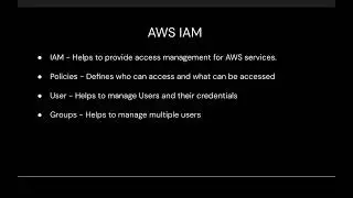 Introduction to IAM