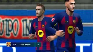 eFootball PES 2025 PS2 ISO Rayo Vallecano vs Barcelona